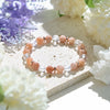 Evolvegem "Blush Beam" Sun Stone Clear Crystal Bracelet