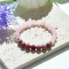 Evolvegem "Amor Lattice" Rose Quartz Rhodonite Bracelet