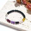 Evolvegem "Serendipity Sphere" Natural Gemstones Obsidian Bracelet