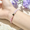 Evolvegem "Petale Veil" White Jade Pink Opal Rose Quartz Bracelet