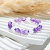 Evolvegem "Lavender Hush" Amethyst White Jade Bracelet