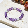Evolvegem "Lavender Hush" Amethyst White Jade Bracelet