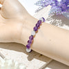 Evolvegem "Lavender Hush" Amethyst White Jade Bracelet