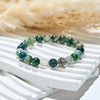 Evolvegem "Moss Lattice" Natural Moss Agate Bracelet