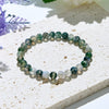 Evolvegem "Moss Lattice" Natural Moss Agate Bracelet