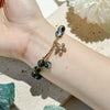 Evolvegem "Phantom Bloom" Green Phantom Quartz Blossom Bracelet