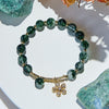 Evolvegem "Phantom Bloom" Green Phantom Quartz Blossom Bracelet