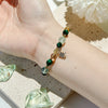 Evolvegem "Stellar Sprout" Citrine Prehnite Green Tiger Eye Bracelet