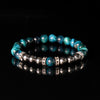 Evolvegem "Eclipse Metals" Lake Green Tiger Eye Hematite Bracelet