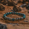 Evolvegem "Eclipse Metals" Lake Green Tiger Eye Hematite Bracelet