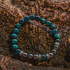 Evolvegem "Eclipse Metals" Lake Green Tiger Eye Hematite Bracelet