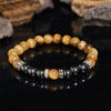 Evolvegem "Lithic Rhapsody" Natural Tiger Eye Hematite Bracelet