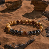Evolvegem "Lithic Rhapsody" Natural Tiger Eye Hematite Bracelet