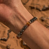 Evolvegem "Lithic Rhapsody" Natural Tiger Eye Hematite Bracelet