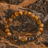 Evolvegem "Lithic Rhapsody" Natural Tiger Eye Hematite Bracelet