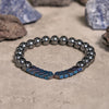 Evolvegem "Aetheris Nebula" Hematite Blue Arrow Bracelet