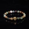 Evolvegem "Verdant Legacy" African Turquoise Moss Agate Bracelet