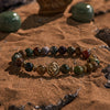 Evolvegem "Verdant Legacy" African Turquoise Moss Agate Bracelet