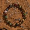 Evolvegem "Verdant Legacy" African Turquoise Moss Agate Bracelet