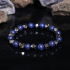 Evolvegem "Cosmic Guardian" Lapis Lazuli Facted Hematite Bracelet