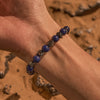 Evolvegem "Cosmic Guardian" Lapis Lazuli Facted Hematite Bracelet
