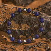 Evolvegem "Cosmic Guardian" Lapis Lazuli Facted Hematite Bracelet