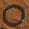 Evolvegem "Mystic Gaze" Blue Cat's Eye Stone Hematite Bracelet
