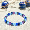Evolvegem "Cerulean Tides" Sapphire Lapis Lazuli Aquamarine Bracelet