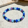 Evolvegem "Cerulean Tides" Sapphire Lapis Lazuli Aquamarine Bracelet