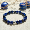 Evolvegem "Indigo Talisman" Lapis Lazuli Evil Eye Bracelet