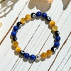 Evolvegem "Celestial Eye" Lapis Lazuli Tiger Eye Stone Bracelet