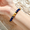 Evolvegem "Celestial Eye" Lapis Lazuli Tiger Eye Stone Bracelet