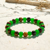 Evolvegem "Forest Canopy" Green Jade Tiger Eye Bracelet