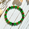 Evolvegem "Forest Canopy" Green Jade Tiger Eye Bracelet