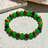 Evolvegem "Forest Canopy" Green Jade Tiger Eye Bracelet