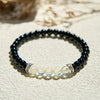 Evolvegem "Shadow & Light Sonata" Obsidian Opalite Bracelet