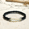 Evolvegem "Shadow & Light Sonata" Obsidian Opalite Bracelet