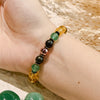Evolvegem "Chloris Cascade" Citrine Green Aventurine Success Bracelet