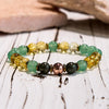 Evolvegem "Chloris Cascade" Citrine Green Aventurine Success Bracelet