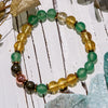 Evolvegem "Chloris Cascade" Citrine Green Aventurine Success Bracelet