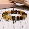 Evolvegem "Terra Aurea" Tiger Eye Citrine Wealth Bracelet