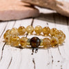 Evolvegem "Honeyed Gleam" Natural Citrine Tiger Eye Bracelet