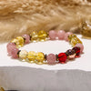 Evolvegem "Ember Mosaic" Citrine Carnelian Sun Stone Uplifting Bracelet