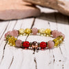 Evolvegem "Ember Mosaic" Citrine Carnelian Sun Stone Uplifting Bracelet