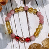 Evolvegem "Ember Mosaic" Citrine Carnelian Sun Stone Uplifting Bracelet