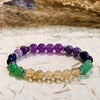 Evolvegem "Enchanted Brook" Amethyst Citrine Gems Bracelet