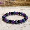 Evolvegem "Dusk Veil" Amethyst Obsidian Sodalite Bracelet
