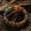 Evolvegem "Terra Chroma" Tiger Eye Stone Chakra Bracelet