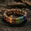 Evolvegem "Terra Chroma" Tiger Eye Stone Chakra Bracelet