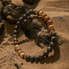 Evolvegem "Volcanic Whisper" Lava Stone Picture Jasper Bracelet